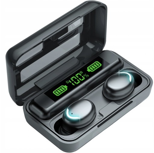 BEZDRÔTOVÉ SLÚCHADLÁ BLUETOOTH S MIKROFÓNOM POWERBANK F9 PRO MODEL 2024