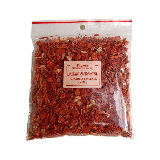 červené SANDALOVÉ DREVO 100% ORIGINÁL - 30g
