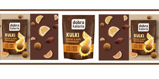 Kakaové guličky Good Calorie, nádych pomaranča, 0% pridaný cukor, fit snack