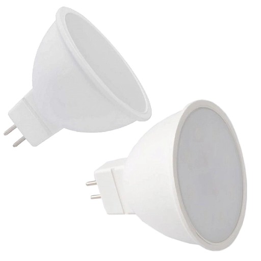 EcoLight Halogénová LED žiarovka MR16 Zásuvka 5W 12V Teplé farebné svetlomety