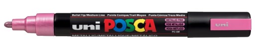 Posca PC-5M ružová metalická plagátová fixka
