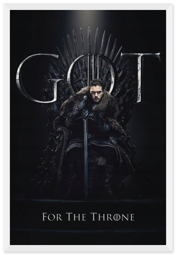 Plagát Game of Thrones Jon For The Throne 61x91,5 cm