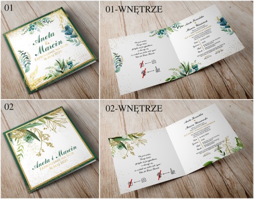 Svadobné oznámenia na botanickú svadbu