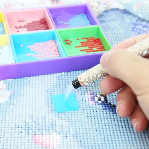 Diamond Embroidery Applicator 6 tips Glamour Colors - Snake Skin