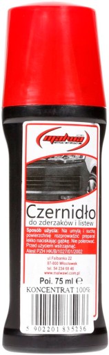 ČIERNA PASTA NA PNEUMATIKY, NÁRAZNÍKY A LIŠTY AUTOPASTA S HUBOU 75ml