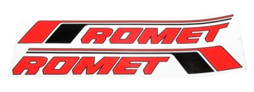 Nálepky Romet OGAR 200 205 Motorka - pár