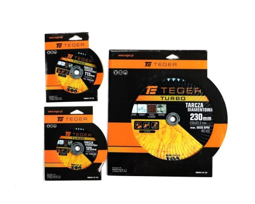 TURBO diamantový kotúč 115x22,23 mm TEGER