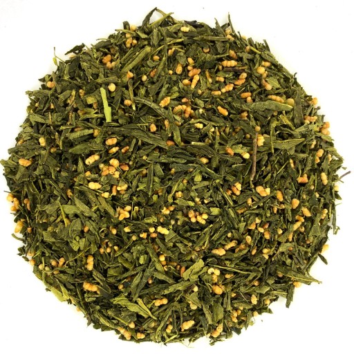 GENMAICHA JAPAN STYL zelený čaj 100g sencha pražená ryža KVALITA