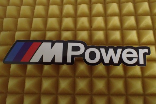 NÁLEPKA S LOGOM BMW M POWER 17,3 x 3 cm