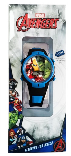 Digitálne hodinky Avengers s LED podsvietením MV15765 Kids Euroswan