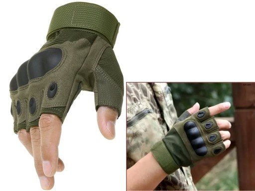 Bezprsté taktické rukavice Military Survival XL