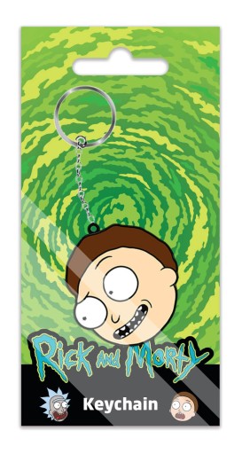 Gumený krúžok na kľúče Rick and Morty Head