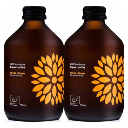 2x Kombucha Acerola + Zázvor BIO 330ml - Vigo