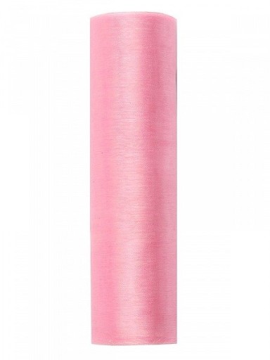 Organza 16cm 9m ružová na svadobnú hostinu a prijímanie 081j