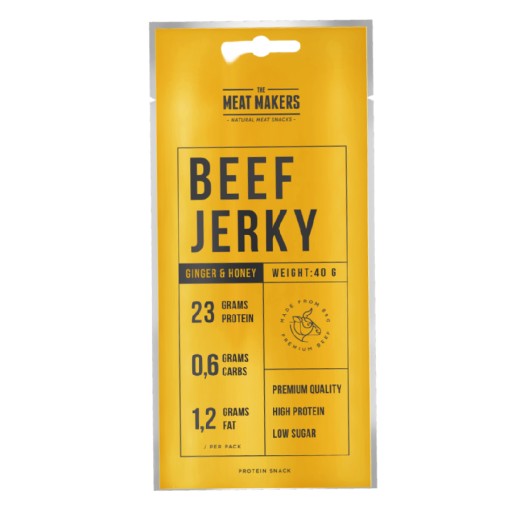 Sušené hovädzie - Beef Jerky Sport Ginger & Honey 40 g