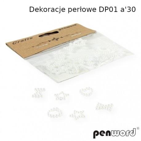 Perlové ozdoby 30 ks