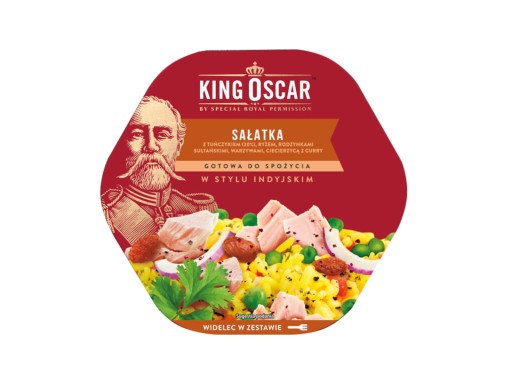 KING OSCAR INDICKÝ ŠALÁT S TUNIAKOM 220g