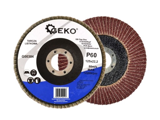 KOTOUČ KLAPACÍ GEKO 125mm P60