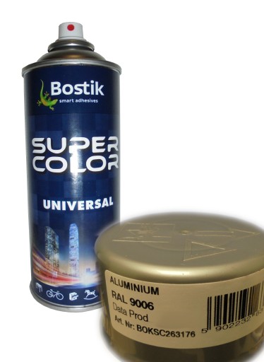 BOSTIK ALUMINIUM RAL 9006 farba v spreji 400 ml