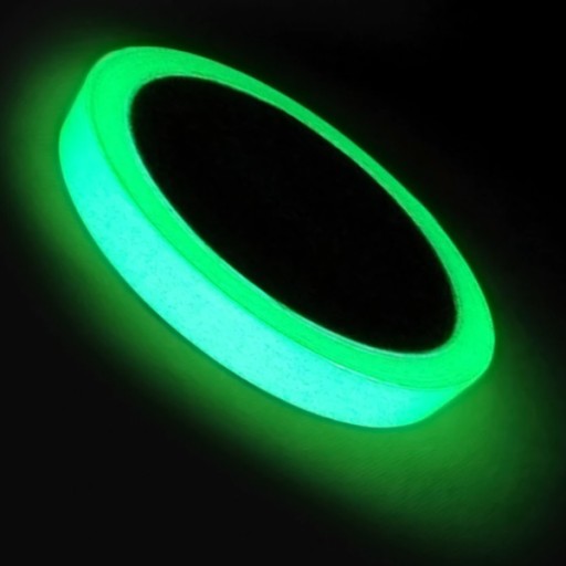 Fluorescenčná páska SVIETIACA V TME 5m x 1cm