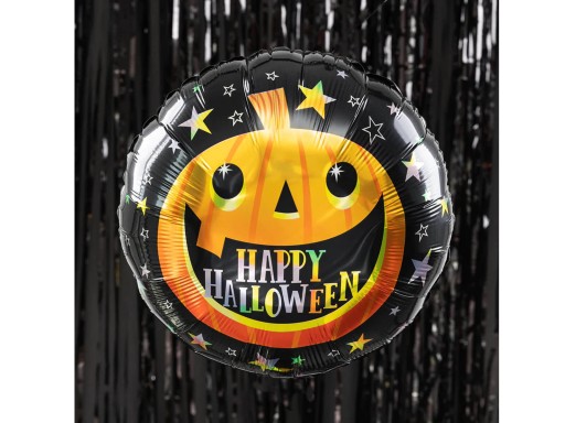 Happy Halloween Pumpkin Ghost fóliový balón 45 cm
