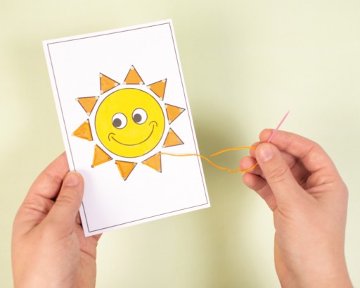 DIY VEĽKÁ detská plastová ihla na vyšívanie korálkov 5 ks
