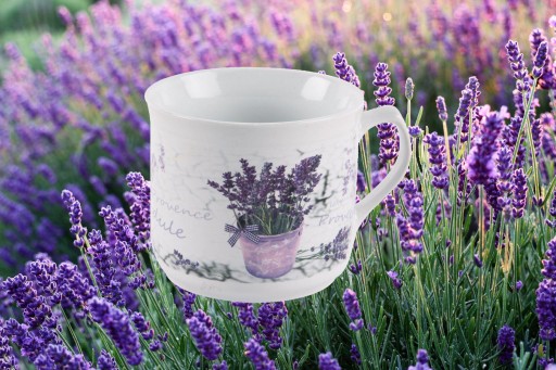 Keramický hrnček XL s uškom na pitie byliniek, čaju, kávy, 700 ml