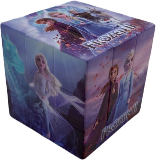 Náučné puzzle Logická kocka 3x3 Frozen II