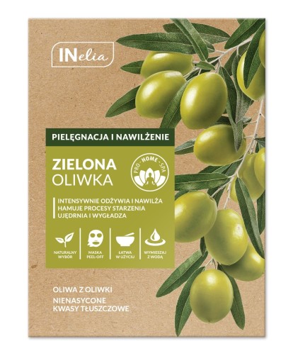Starostlivosť a hydratačná maska zo zelených olív