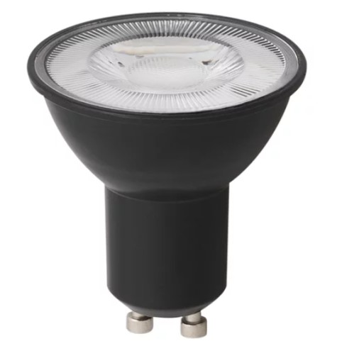 VALUE GU10 LED žiarovka 6,9W=50W 4000K 575lm čierna OSRAM 840230BK 120°