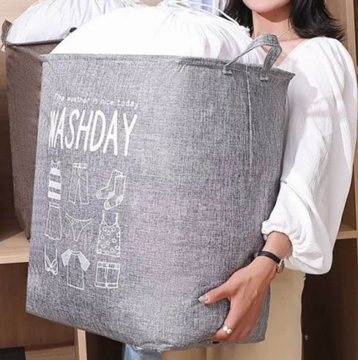 ORGANIZÁTOR NA PRÁDLO, NÁDOBA, TAŠKA NA HRAČKY, KÚPEĽŇOVÝ KOŠÍK, 75L