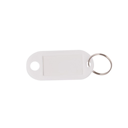 Identifikátory 009023 D.PRÍVESOK KĽÚČA RECT WHITE 10 ks