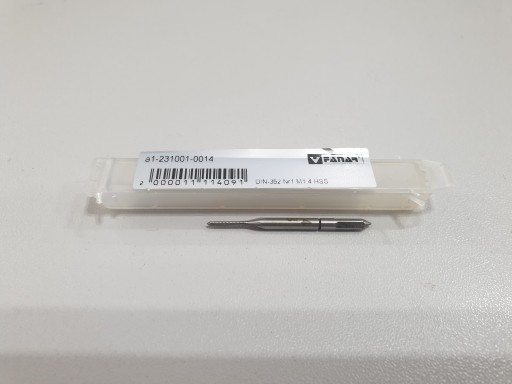 Závitník HSS DIN352 č.1 M1.4