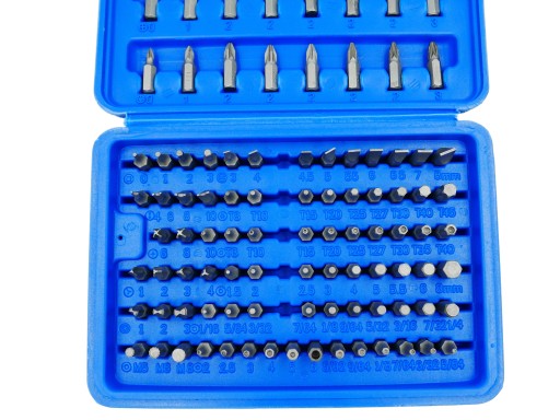 BROTY TORX IMBUS HROTY NA SKRUTKOVAČKY, SADA 100 ks