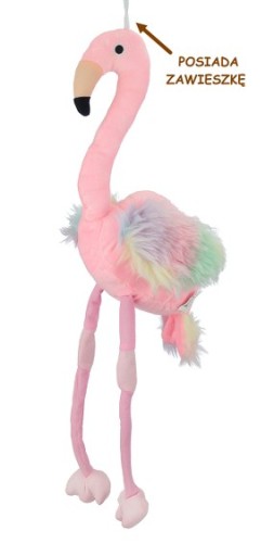 RUŽOVÝ PRÍVESEK MASKOTA PLAMIAKA 50CM E0715 EMAJ