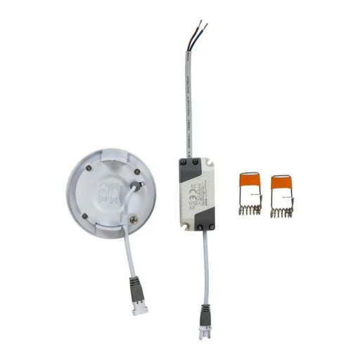 V-TAC Premium Downlight LED panel 3W okrúhly fi84 VT-307 4000K 130lm