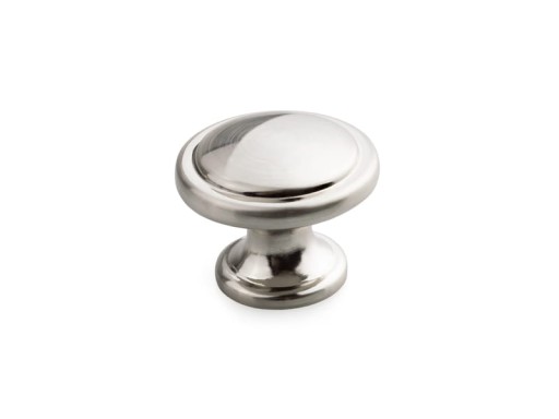 Okrúhla nábytková kľučka, brúsený nikel INOX 30mm ATM GM-350