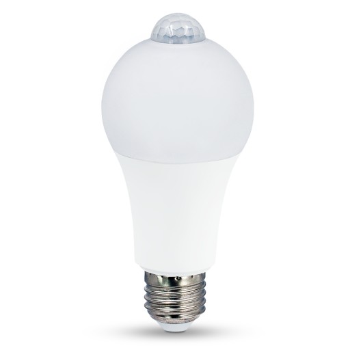LED ŽIAROVKA SENZOR POHYBU A SÚMRAK PIR A65 E27 10W NEUTR.
