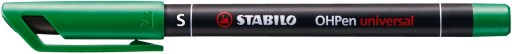 STABILO OHPEN S 0,4mm fóliové pero, zelené