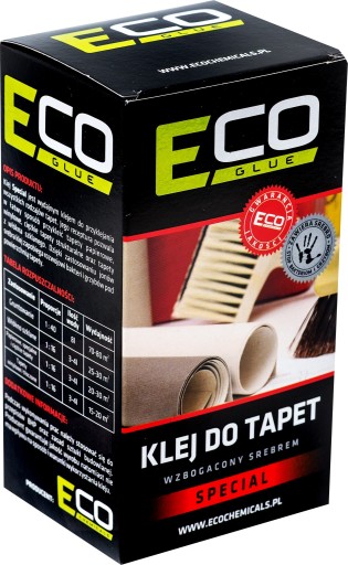 EcoChemicals EcoGlue ŠPECIÁLNE lepidlo na tapety 200g SILNÉ!!