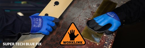 PRACOVNÉ RUKAVICE MODRÉ FIX S LATEXOVÝM POVRCHOM veľkosť 9