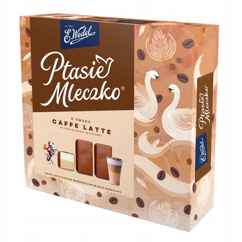 1x 340g WEDEL Ptasie mleczko caffe latte