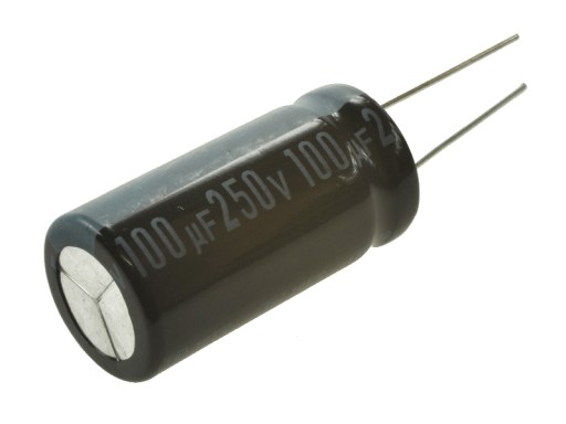 KONDENZÁTOR 100UF 250V Ø16x26mm 10% TNT CHONG