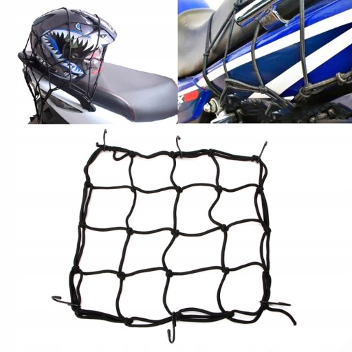 SIEŤ NA BATOŽINU MOTO PRILBA MOTORKA NA MOTOCYKLE PAVÚK