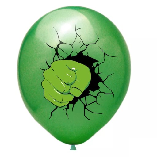 LATEXOVÝ BALÓN SUPERHRDINOVÉ HÉLIUM NA NARODENINOVÝ PLES 6 KS