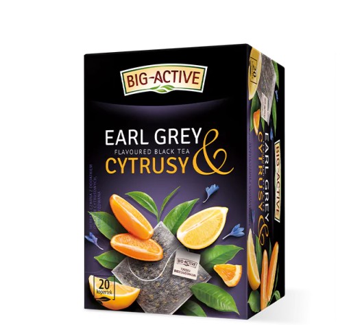 BIG ACTIVE EARL GRY CITRUS Black Tea 20TB