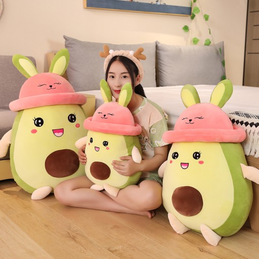 PLYŠOVÝ HRAČKA AVOKÁDO MASKOT VANKÚŠOK 35cm