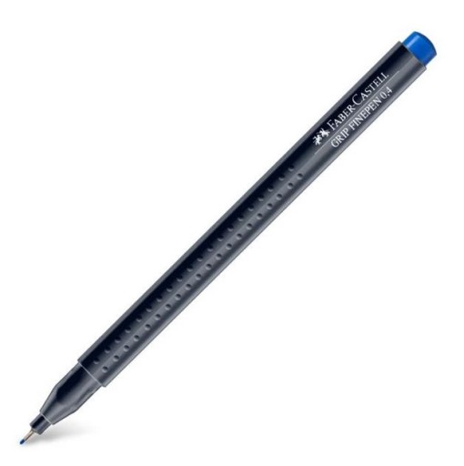 Ergonomic Grip fineliner, modrá, 0,4 mm