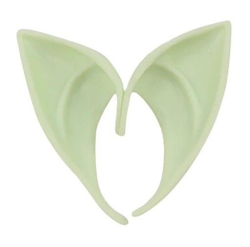 ELVIC ELVEN EAR COSPLAY PREKRÝVKY ZELENÉ 10 CM