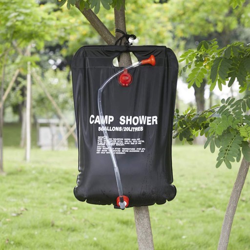 SOLÁRNA TURISTICKÁ SPRCHA PRE KEMPING PRENOSNÝ CAMPING SURVIVAL 20L AG242